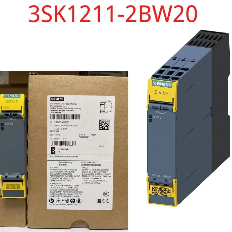 

Новый модуль двигателя SINAMICS S120 6SL3120-1TE23-0AA 4, вход: 600 В постоянного тока, выход: 400 В, 3 переменного тока, 30 А