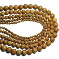 round 46810mm wooden jasper loose beads for diy craft bracelet necklace jewelry making
