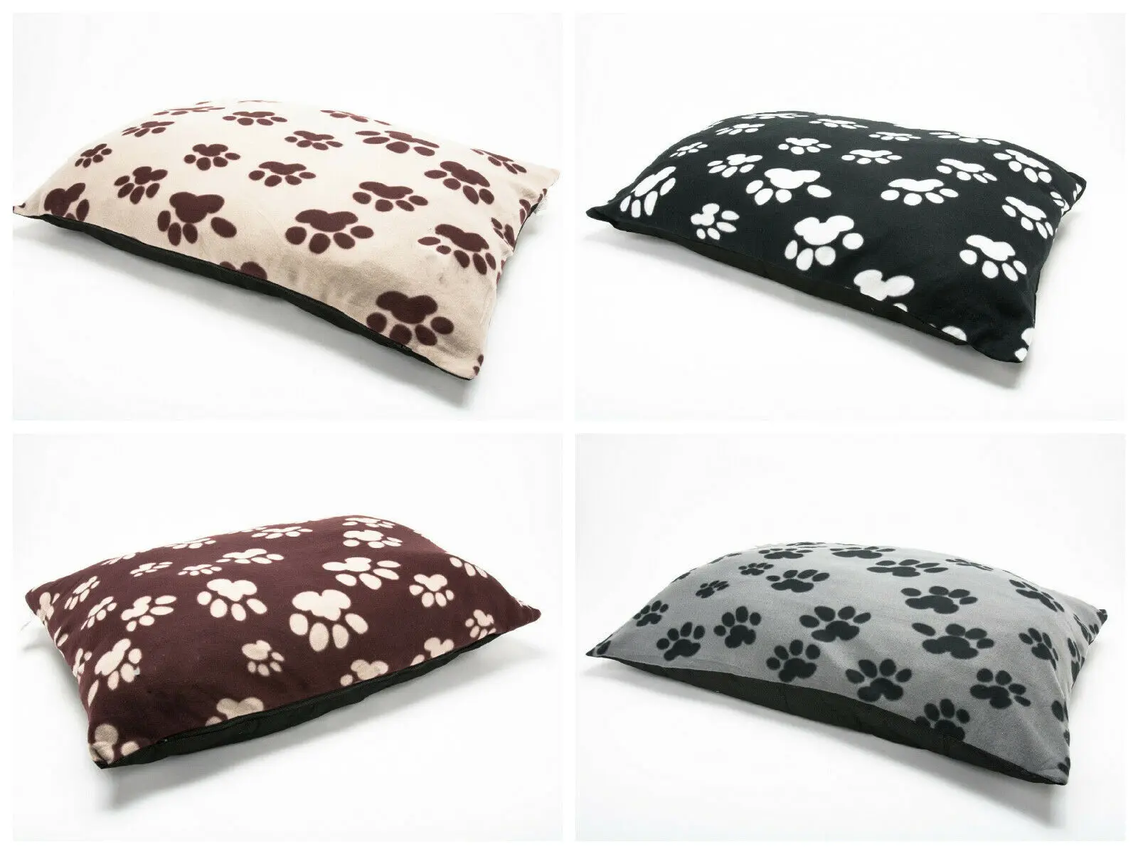 

LARGE & Extra Large Fleece Dog Bed -Pet Washable Zipped Mattress Bed