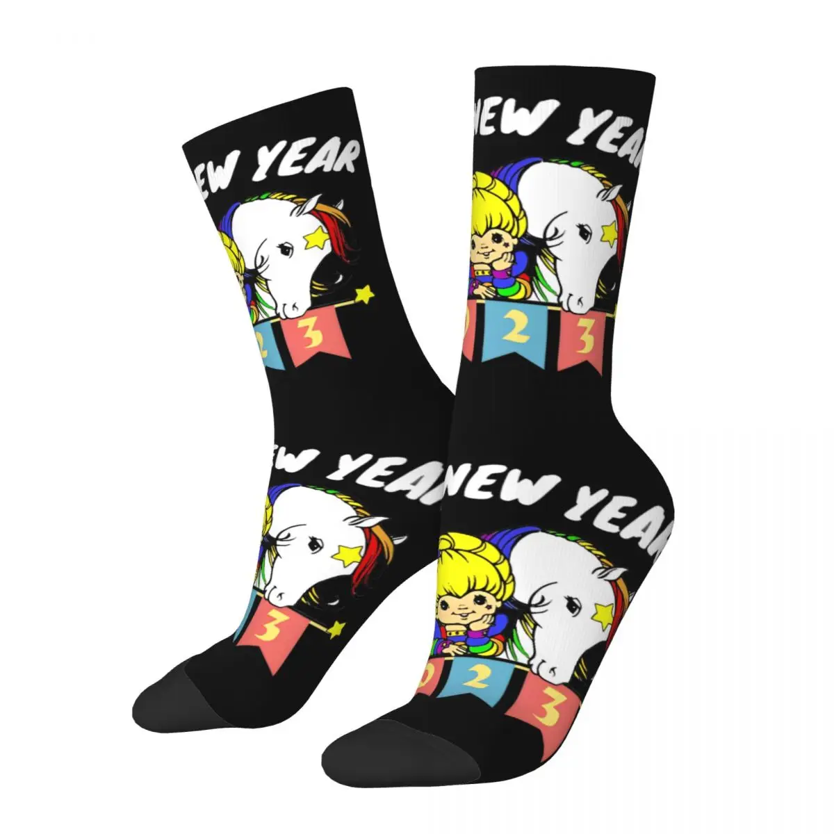 Носки Rainbow Brite модные чулки весенние нескользящие мужские носки дизайнерские