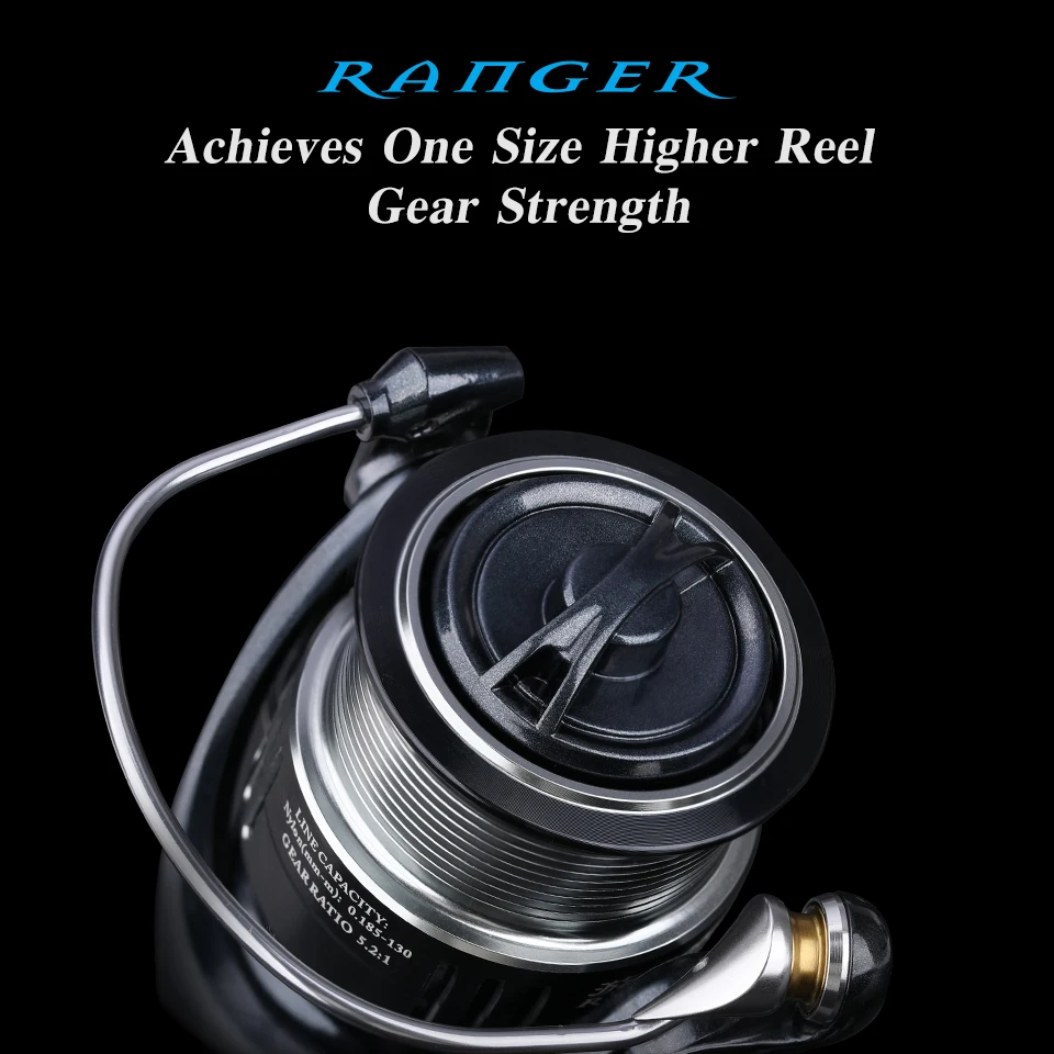TSURINOYA Сверхлегкая спиннинговая рыболовная катушка RANGE 9 + 1 шарикоподшипники из
