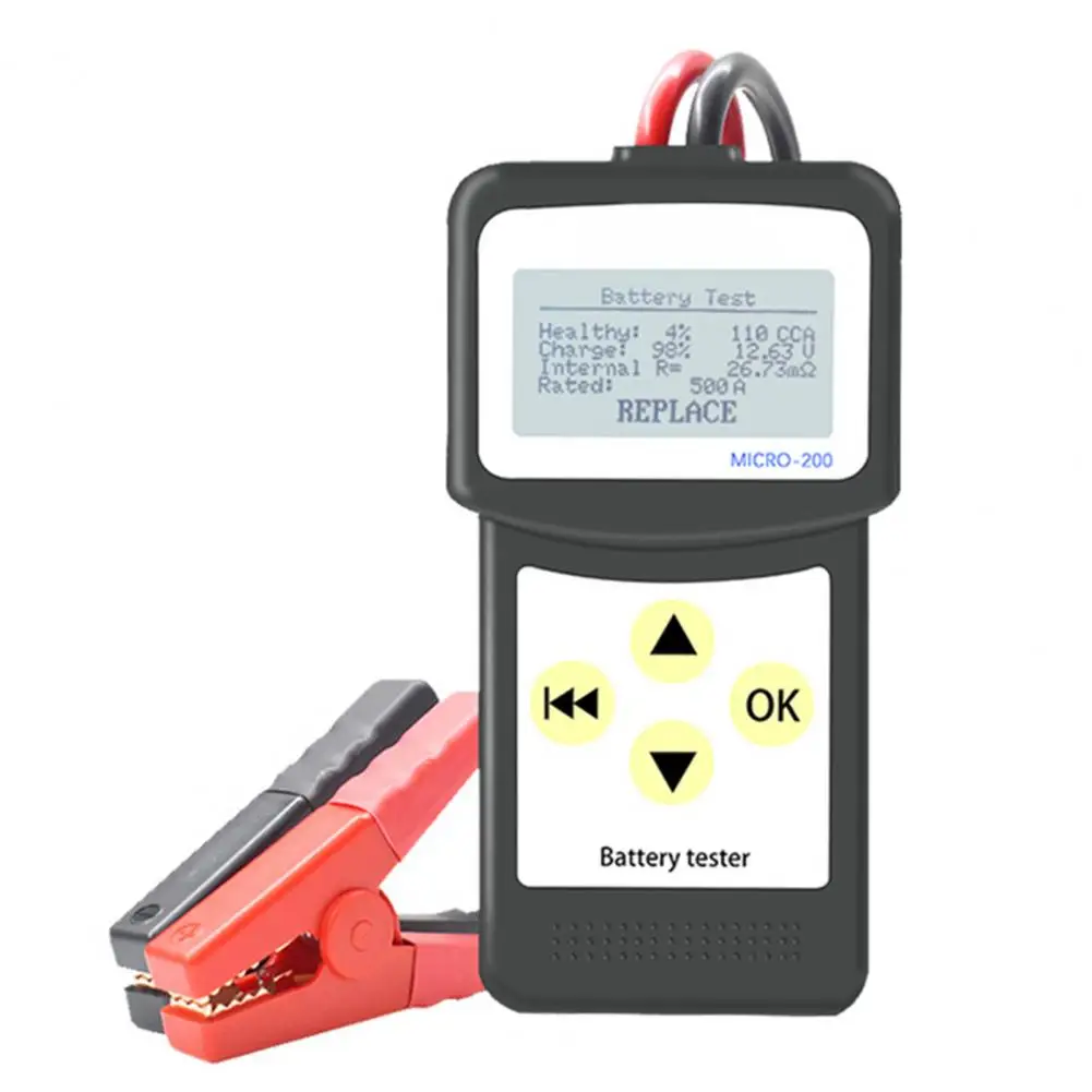 

Internal Resistance Tester Sturdy Portable Internal Resistance Display for Workshop Battery Load Tester Battery Tester
