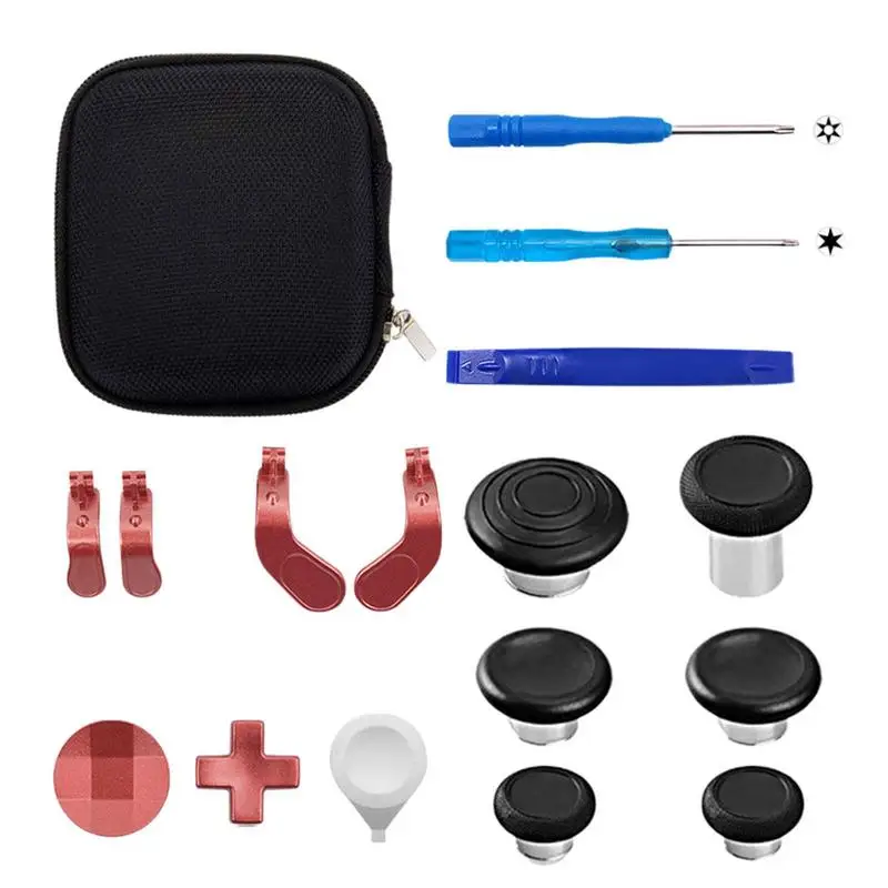 

Analog Stick ForXbox One Elite Gamepad Swap Thumb Grips For Controller D-Pad & Bumper Set For Switch Pro Trigger Buttons