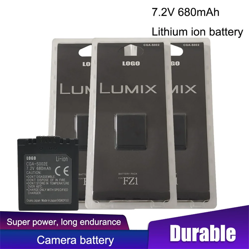 

Аккумулятор для фотоаппарата Panasonic Lumix Φ FZ2 FZ3 FZ4 FZ5 FZ10 FZ15 FZ20