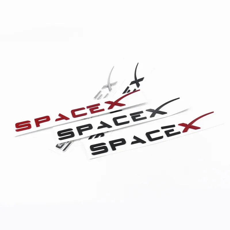 3D хромированный красный черный логотип пространство X эмблема буквы значок для