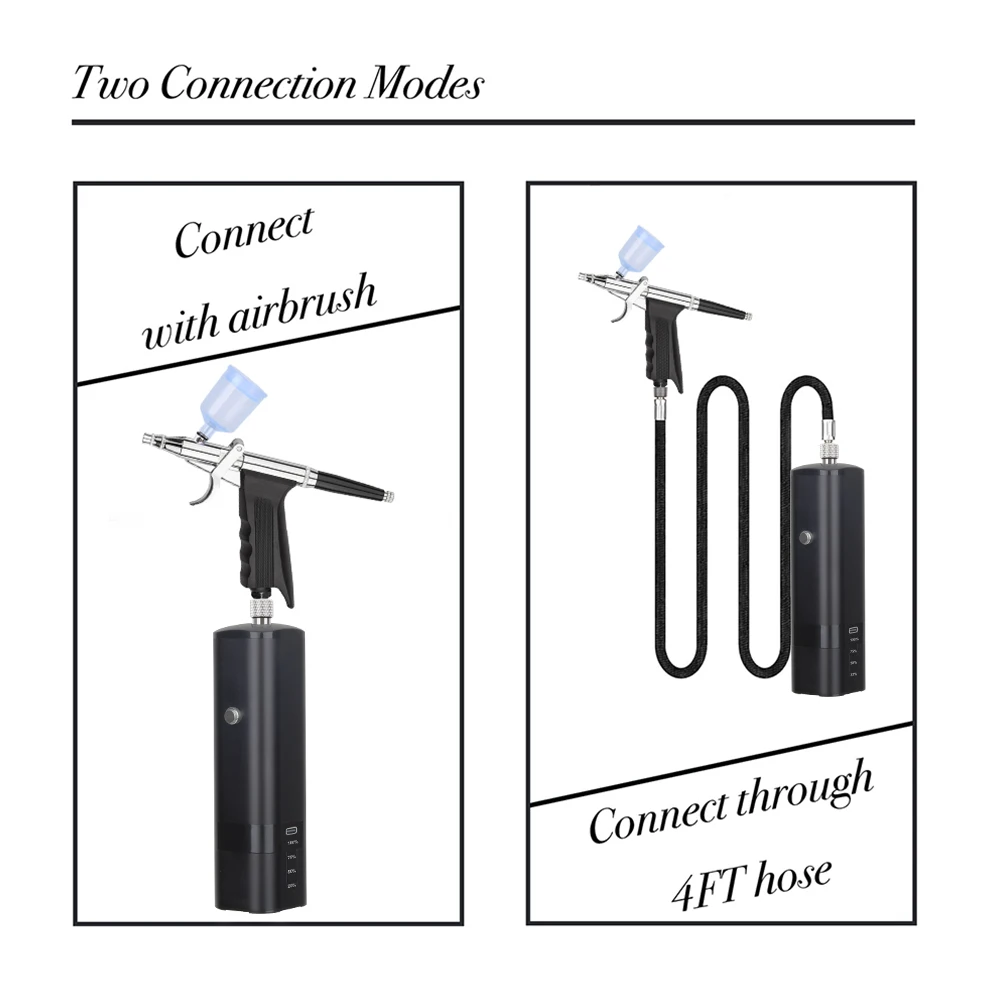 Профессиональный беспроводной Аэрограф мини карманные компрессоры с шлангом