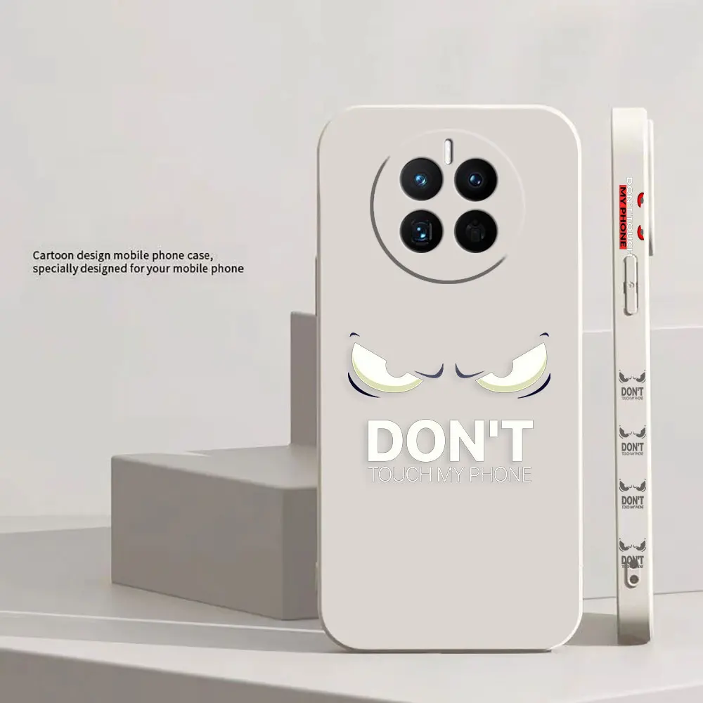 Do Not Touch My Phone Phone Case For Huawei MATE 10 20 20X 30 40 50 P20 P30 P40 P50 P60 PRO PLUS Colour Liquid Case Funda Shell