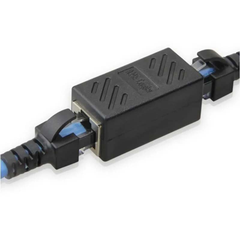 

1pcs New Alloy Internet Tools RJ45 CAT5 Coupler Plug Adapter Network LAN Cable Extender Connector