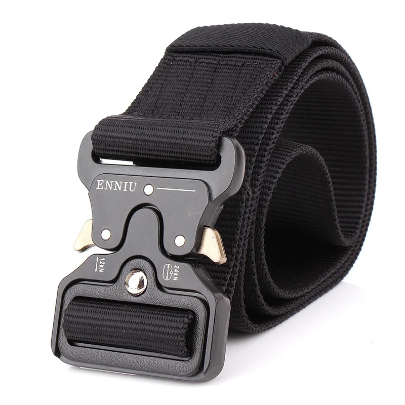 

SWAT Combat Military Equipment Tactical Men 1000D Nylon Metal Buckle Knock Off s US Army Soldier Carry Waist Belt 4.3cm