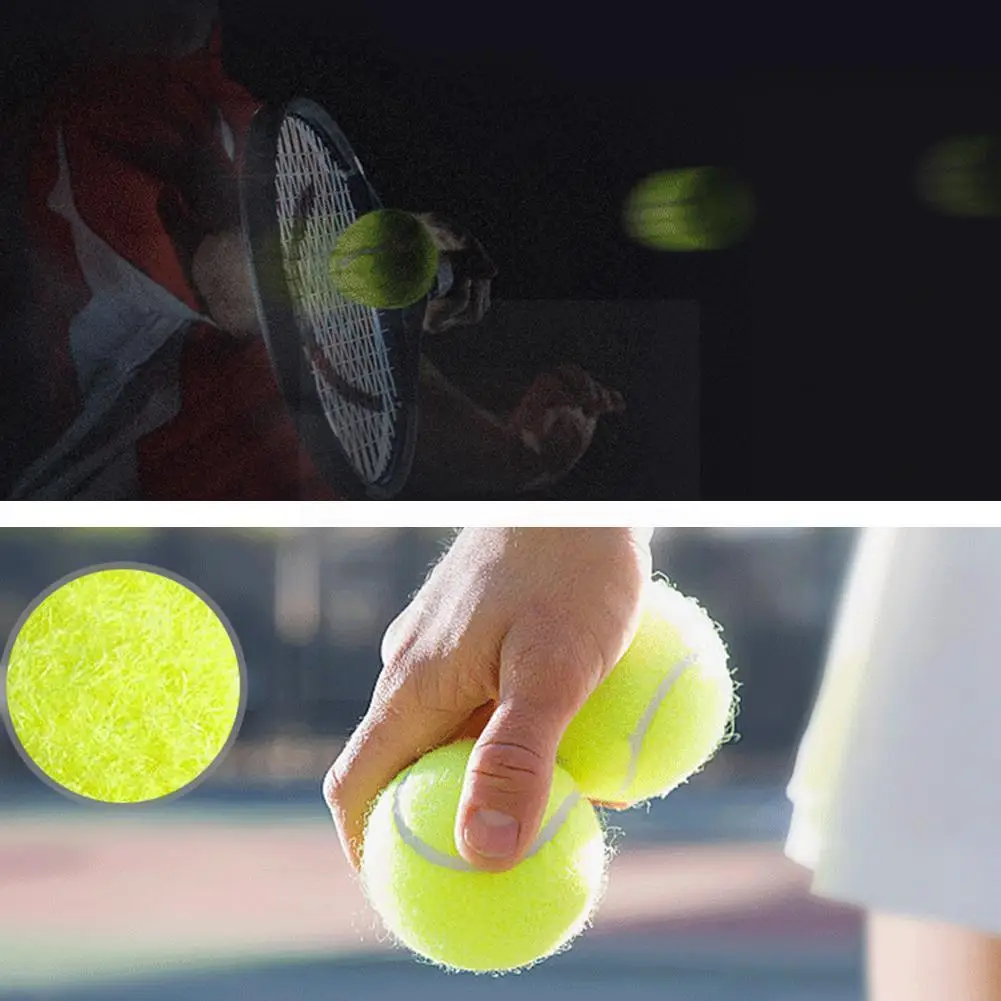 

5pcs Professional Rubber Tennis Ball High Resilience Durable Tennis Practice Ball For School Club Training Exercises Outdoo N9h9