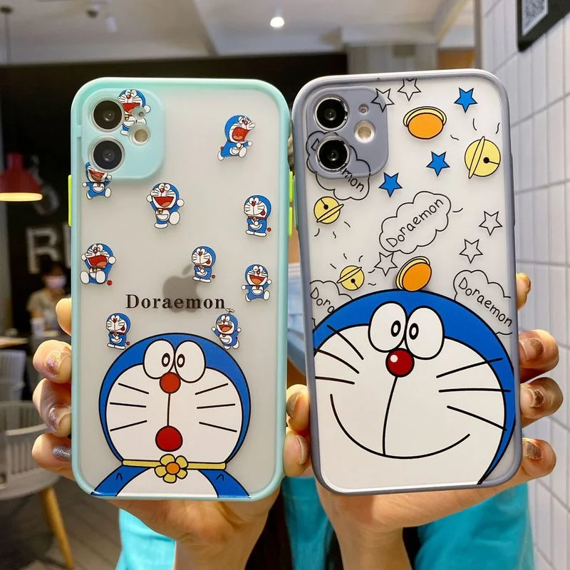 

Креативный чехол BANDAI с аниме дораэмоном для iPhone 11 12 Pro Max 7 8 P X XR XS MAX, чехол для телефона, оптовая продажа, Прямая поставка