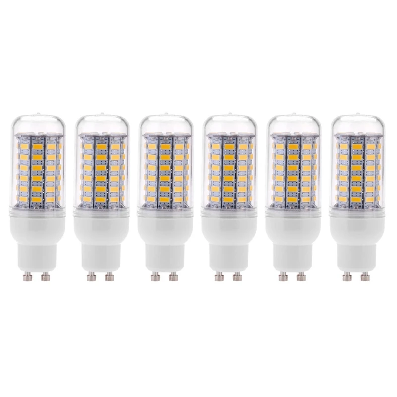 

6X GU10 10 Вт 5730 SMD 69 светодиодные лампы, светодиодсветильник Па-кукуруза, светодиодный сберегающая Светодиодная лампа 360 градусов 200-240 В, теплый ...