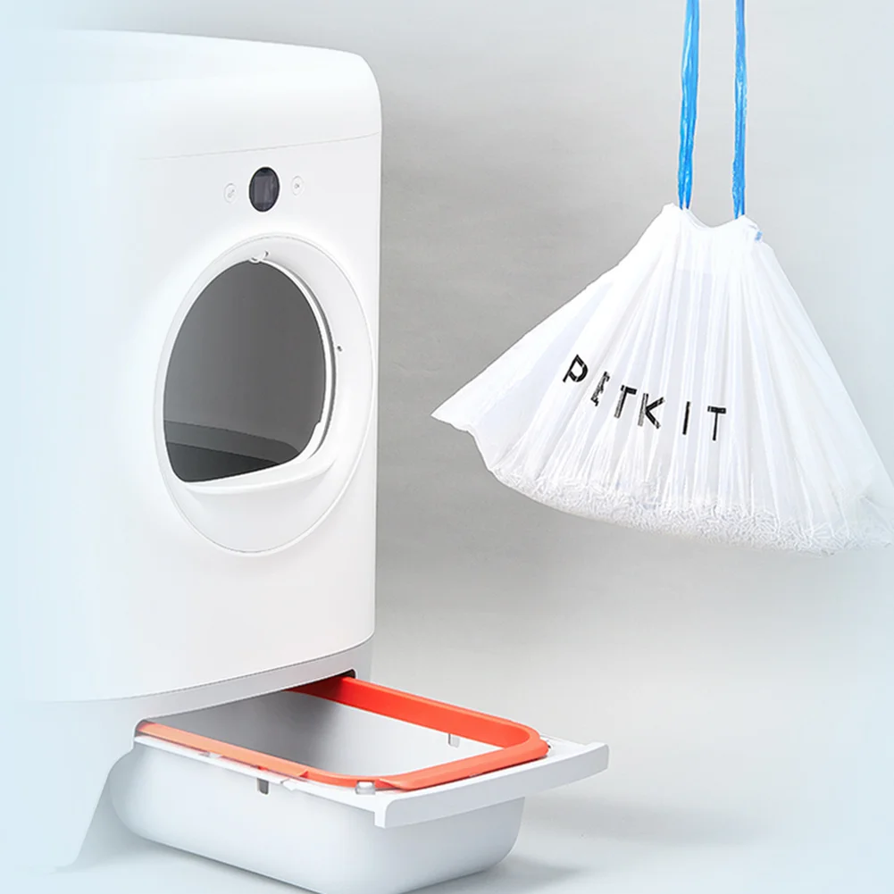 

Box Rollers For Petkit Cleaning With Box Toilet 2 Self Pan Bag Hand Automatic Free Cat Dirty For Poop Tray Bags Handle Litter