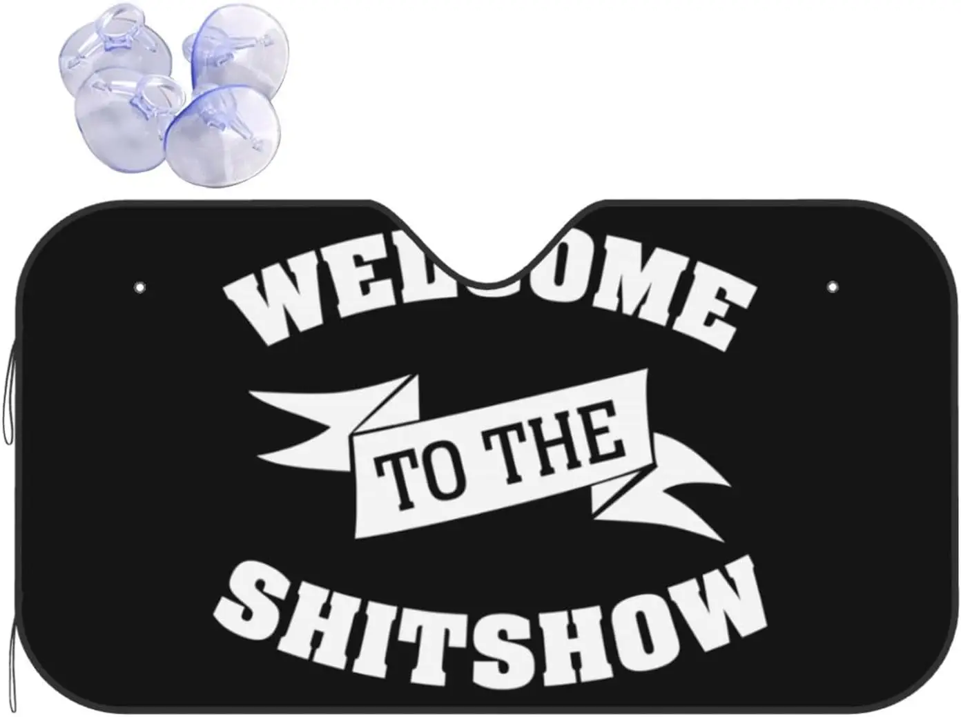 

Добро пожаловать в Shitshow шаблон автомобильный солнцезащитный козырек для переднего окна солнцезащитный козырек для большинства блоков седанов SUV УФ лучи держать ваш автомобиль крутым