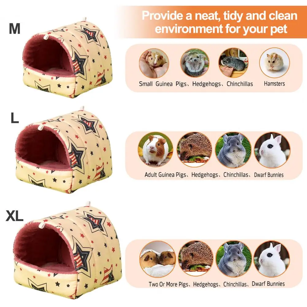 Лежанка для домашних животных удобная прочная полузакрытая ковровая свинка
