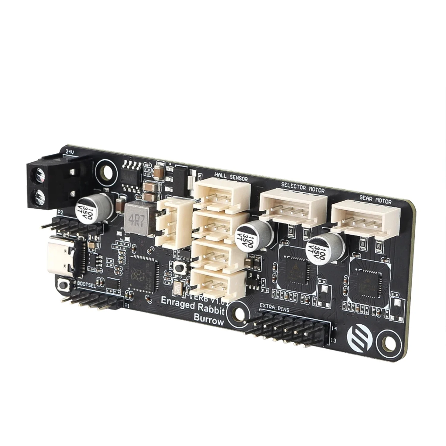 Доска Enraged Rabbit BURROW плата подачи детали 3d-принтера для Voron 2.4 Trident ERCF