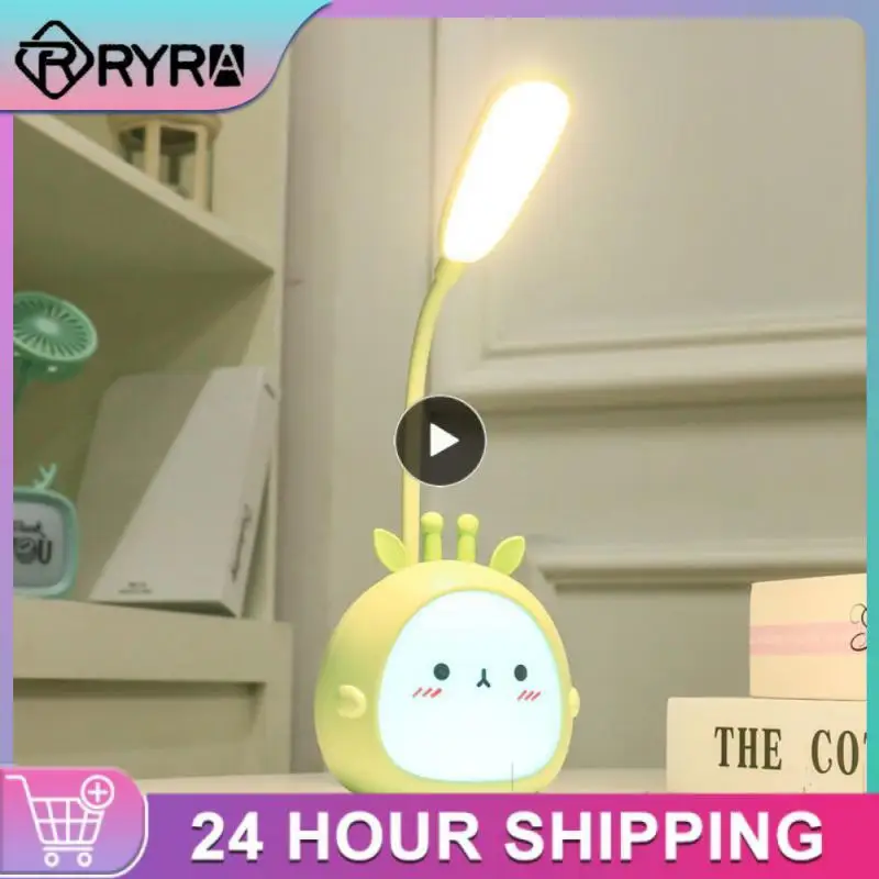

Pink Long Battery Life Led Table Lights Soft Light Source Reading Table Lamps Energy-saving Folding Lighting Lamp Abs No Flicker