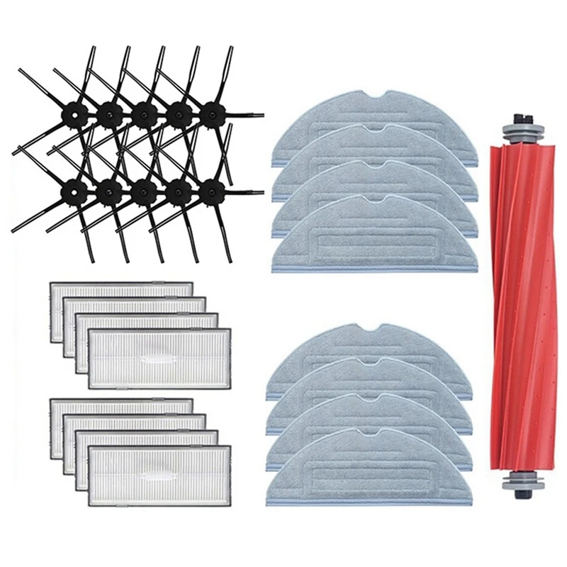 

Main Brush Side Brush Hepa Filter Mop Cloth Accessories For Roborock S7 T7S Plus Robot Vacuum Cleaner Spare Parts