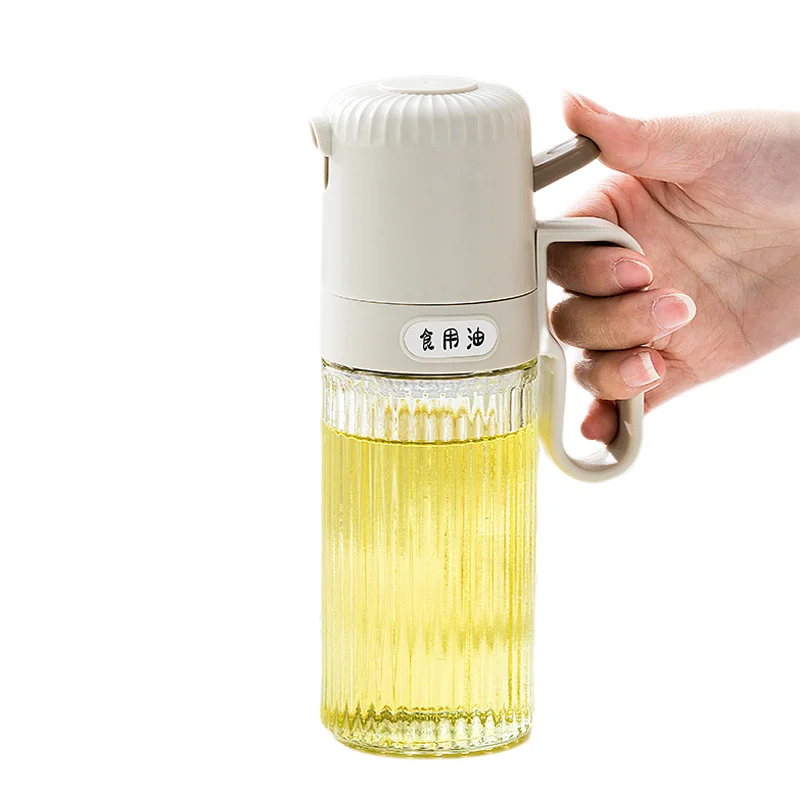 

Oil Spray Bottle Glass Kitchen Oil Can Home Air Fryer Cooking Oil Bottle Atomization Mist Oil Cans Kitchen Oil Spraying Jug