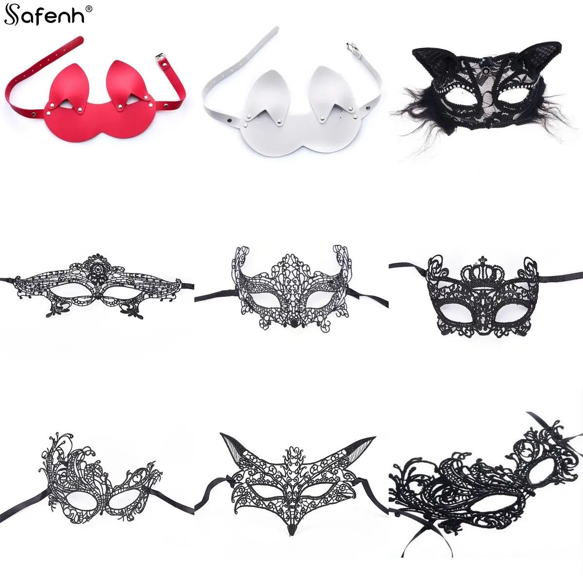 

Women Girls Sexy Lace Luxury Mask Cat Eye Mask For Fancy Dress Christmas Halloween Party Erotic Fetish Adult Game Lace Mask