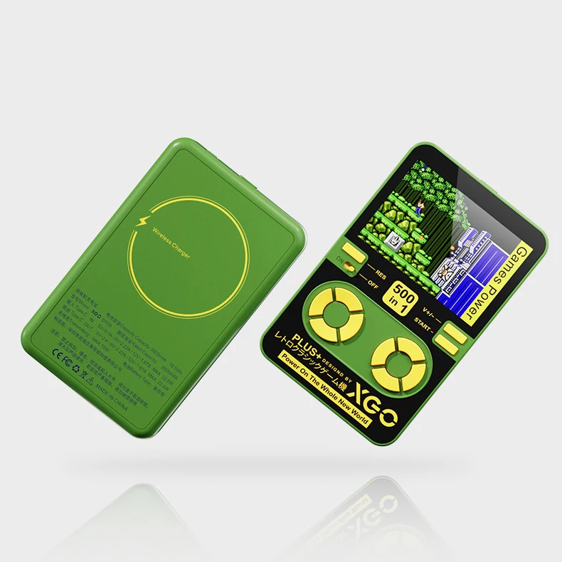 

Mobile Power Supply Of Handheld Game Console, D41 Comes With Its Own Cable, Rechargeable Treasure 2 In 1 Retro Games