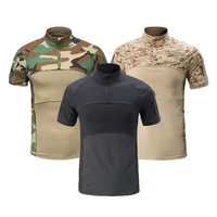 tactical shirt short sleeve top camo clothing outdoor airsoft hiking shirts multicam military hunting combat camouflage t shirt