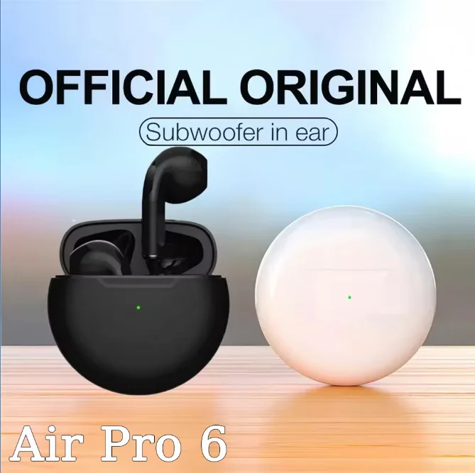 Для Lenovo TWS Air Pro6 наушники Bluetooth с микрофоном Pro 6 для Xiaomi Samsung беспроводная