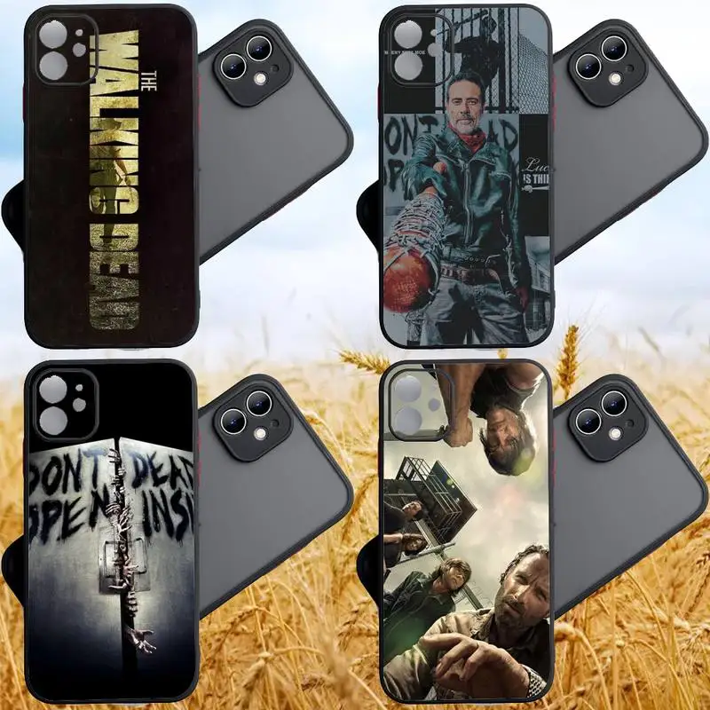 

The Walking Dead Phone Case For IPhone 12 11 13 14 Pro Max X XR XS SE2020 7 8 Plus Hard Shockproof Cover Case