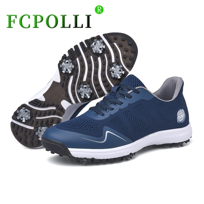 

New Arrival Golf Shoes Womens Anti-Slippery Gym Shoes For Men Breathable Walking Shoes Woman Designer Spikes Golf Sneakers Man