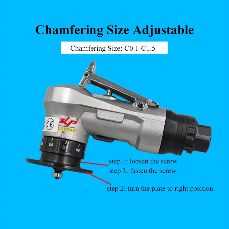 Мини Пневматический конический портативный фасный станок KOPO металлический