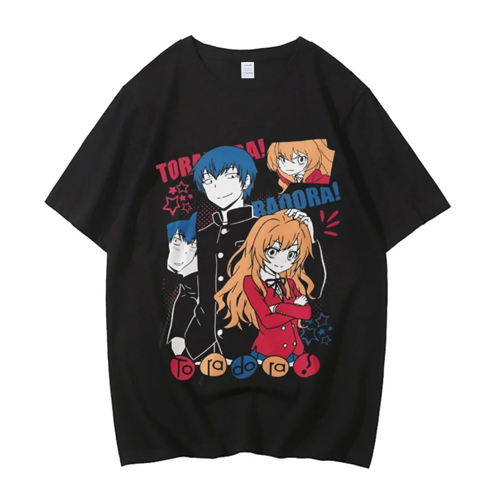 Фото Футболка Toradora Taiga Ryuuji Aisaka Takasu, милая аниме-футболка, подарок, высокое качество, 100% хлопок. №2