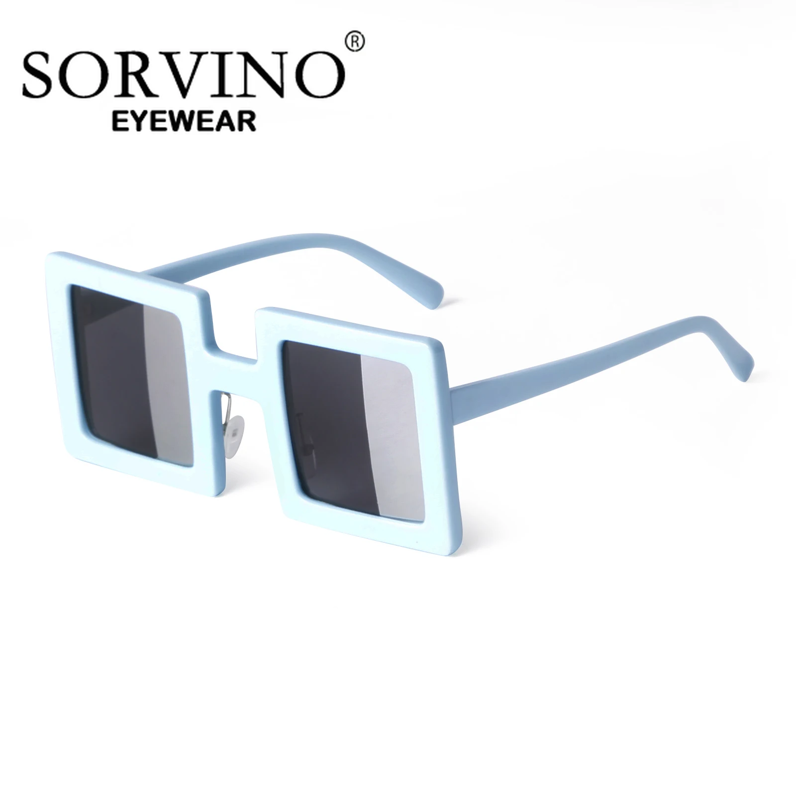 Очки солнцезащитные мужские и женские квадратные в стиле ретро UV400