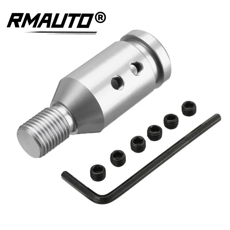 

M12×1.25mm Universal Aluminum Gear Shift Knob Shifter Adapter For Non Threaded Shifters For BMW Mini Car Accessories