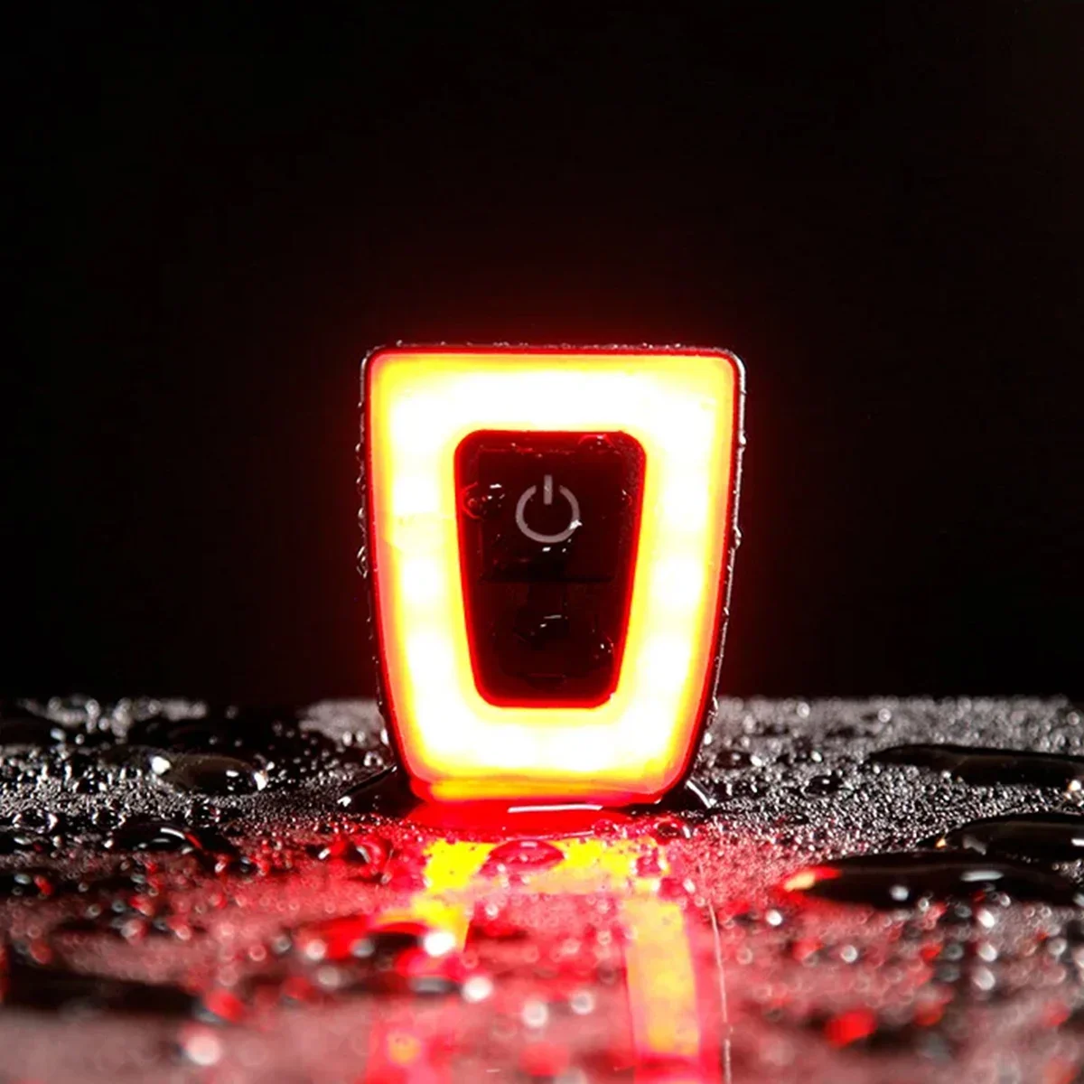 USB перезаряжаемый фонарик задний фонарь для велосипеда водонепроницаемый