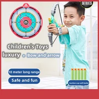 childrens bow and arrow toy shooting game toy simulation bow and arrow model soft glue eva bullet sports bow and arrow