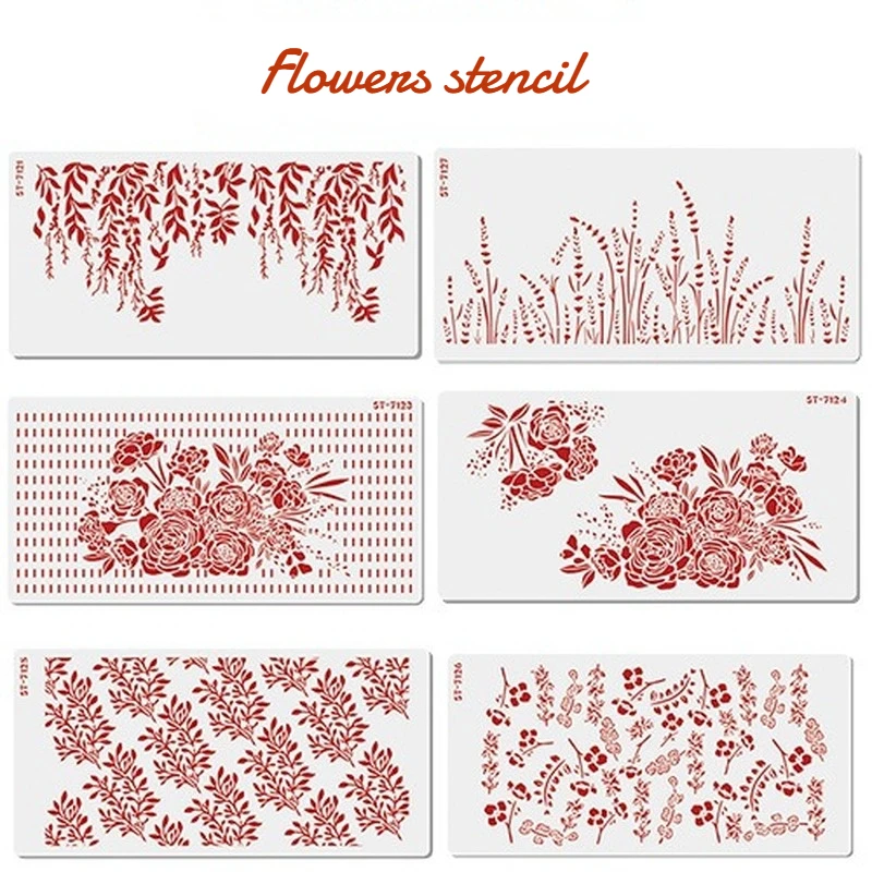 Одуванчик коралл Роза шаблон для торта пластиковая кружевная форма домашних