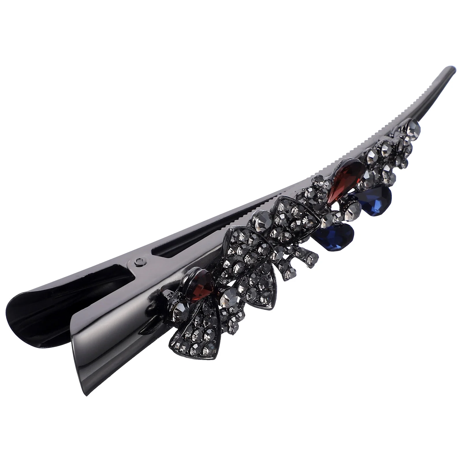 

Hair Barrettes Rhinestone Hairpin Accessories Women Clips Metal Headgear