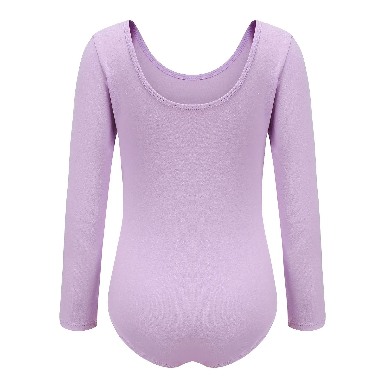 RUYBOZRY Kids Ballet Leotards Gymnastics Costume Long Sleeve Ballet Outfit For Girls Cotton Basic Ballet wear