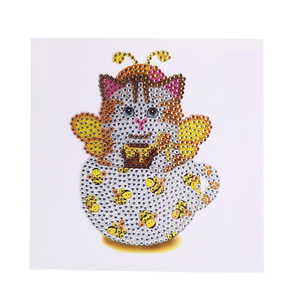 Алмазная открытка на день Святого Валентина поздравительные открытки сделай сам