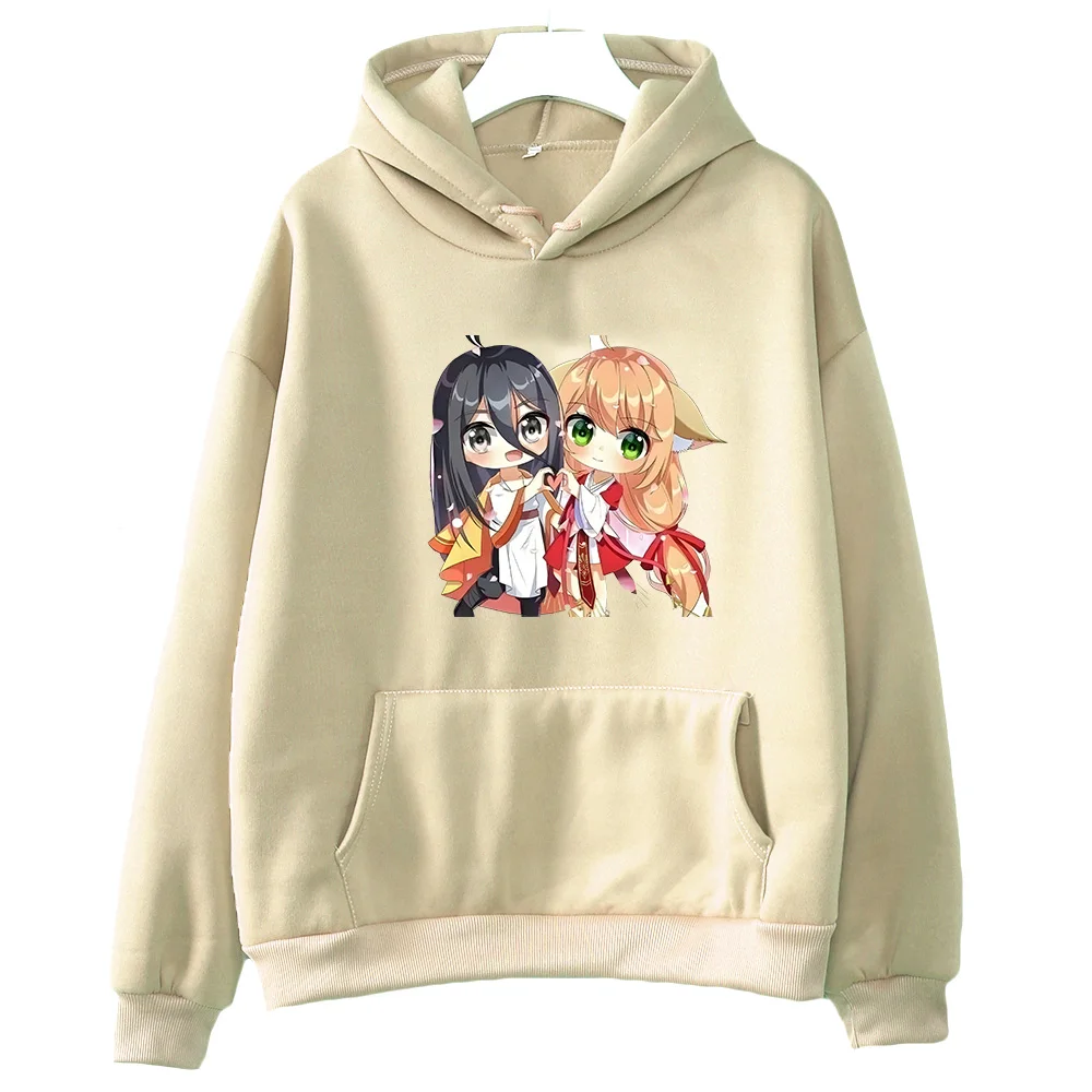 

Fox Spirit Matchmaker Cute Anime Girl Printing Hoodies Lovely Women Casual Sweatshirt Autumn Fleece Warm Pullover Manga Clothes