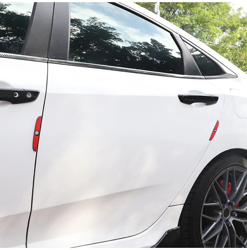 4 шт. резиновая полоса на бампер дверь автомобиля эмблема наклейка для