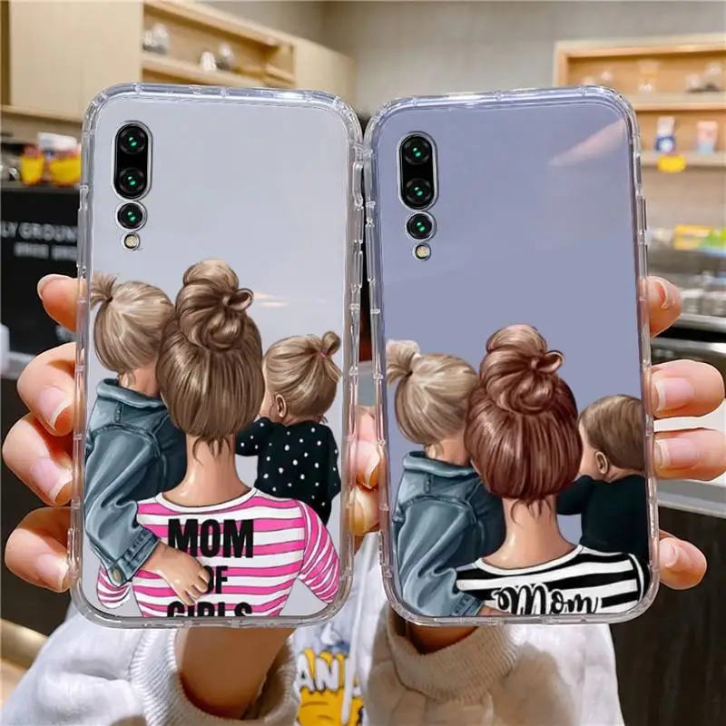 

Super Dad Mom Baby Girl Phone Case For Xiaomi 11 Redmi Note 11pro5G 8T 9A 9S 12S K30 10T Pro Ultra K40pro Transparent Case
