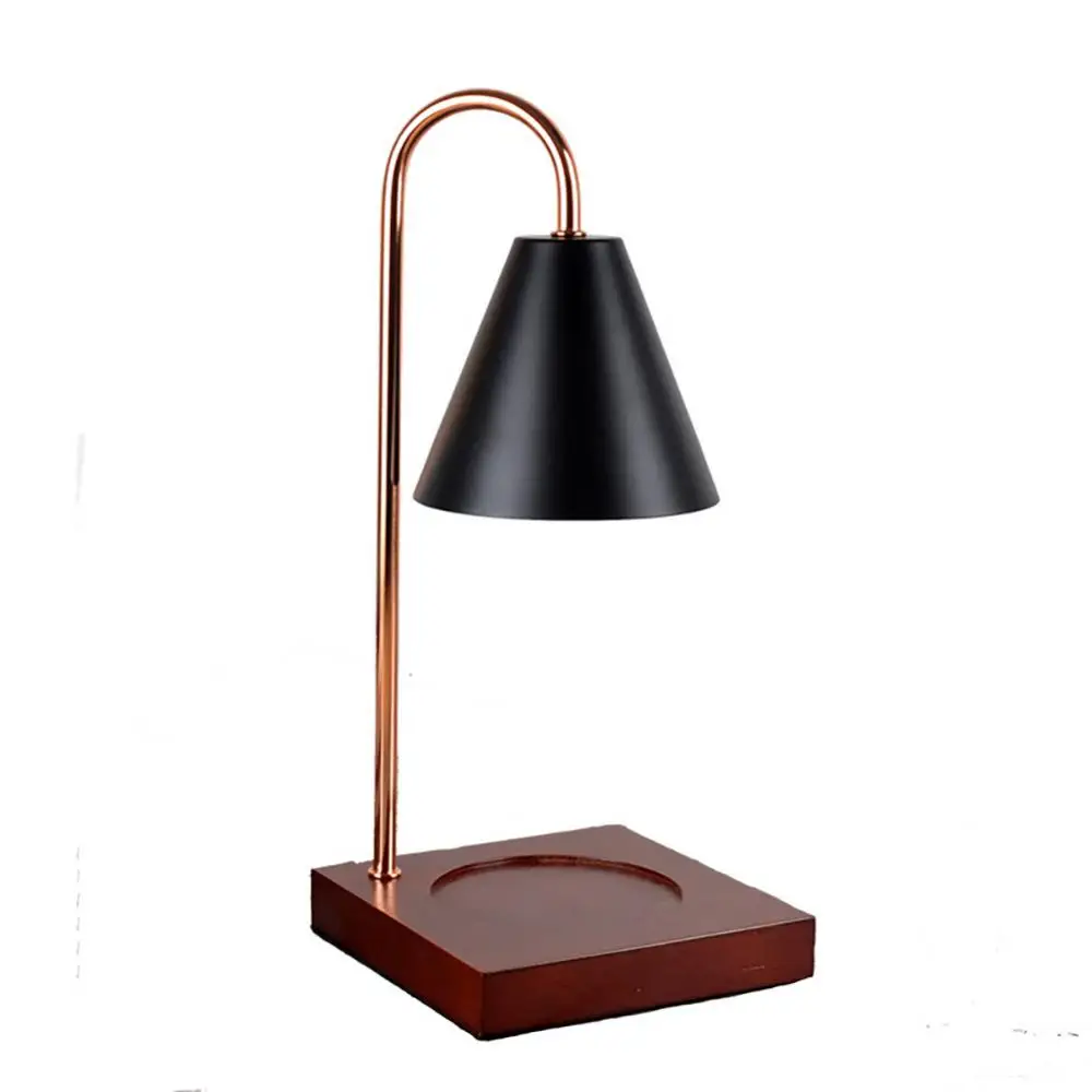

Aromatherapy Wax Melting Lamp Indoor Table Lamp Retro Log Base Plug-in Dimming Night Light For Home Bedside Bedroom Decor