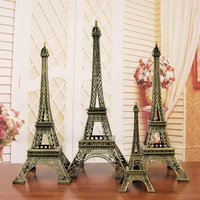 60cm eiffel tower statue metal crafts bronze tone retro alloy model home jewelry decoration room decor travel souvenirs gifts