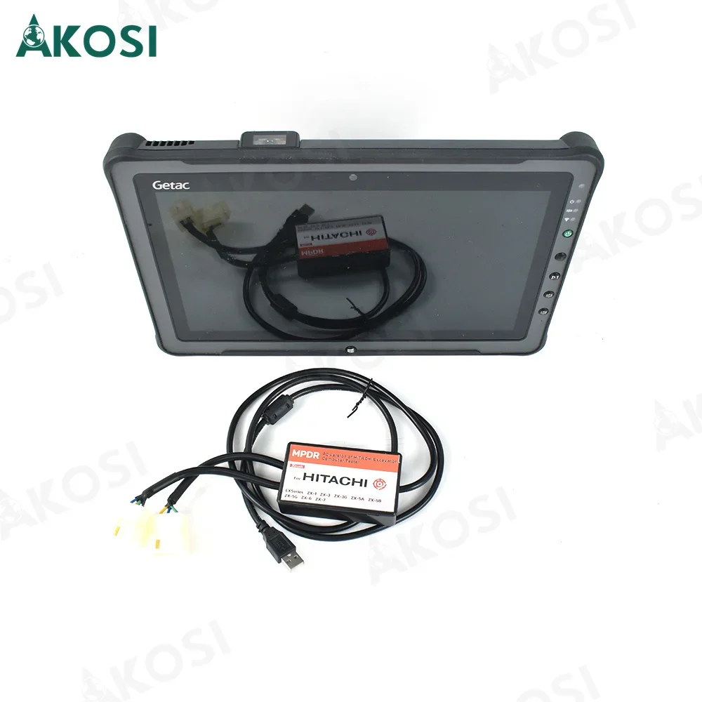 Getac F110 Tablet + MPDR Software 3.9 Heavy Duty диагностический инструмент тестер для экскаватора