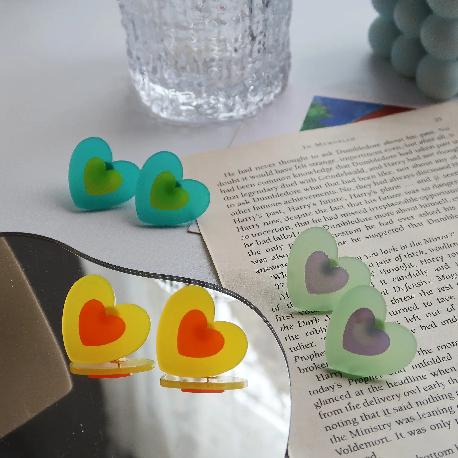 

Женские винтажные серьги-гвоздики с сердечками, из серебра 925 пробы