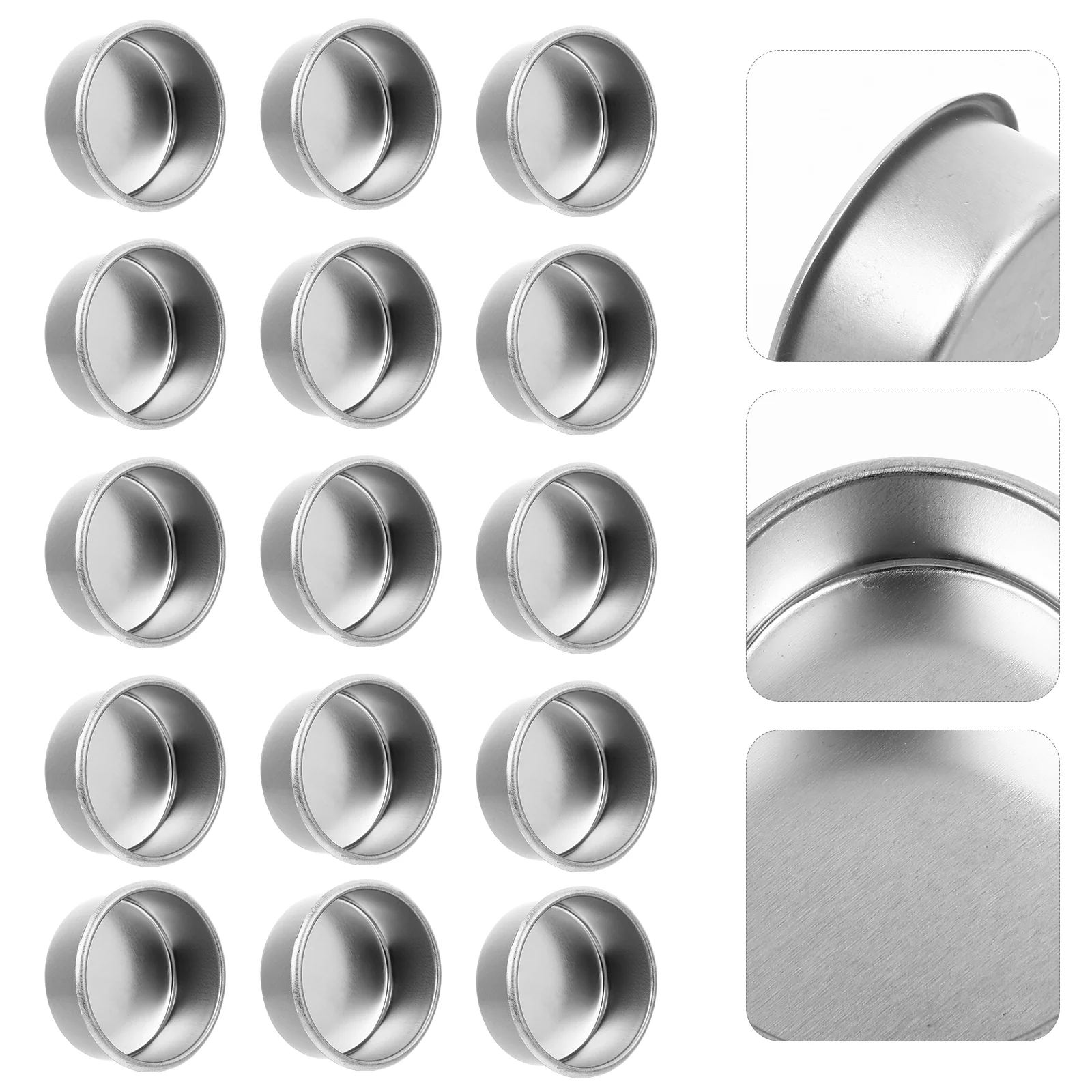 

20Pcs Empty Jars for Making Tea Tins Cups Empty Vessels Containers for Making