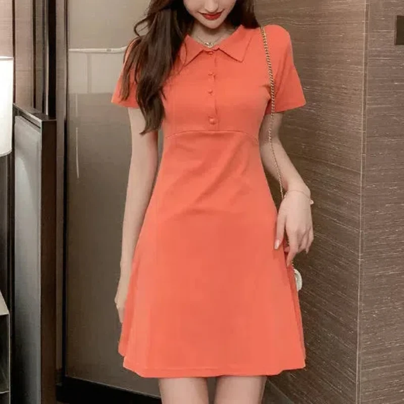 Пуловер с воротником Питер Пэн однотонная женская одежда коротким рукавом на