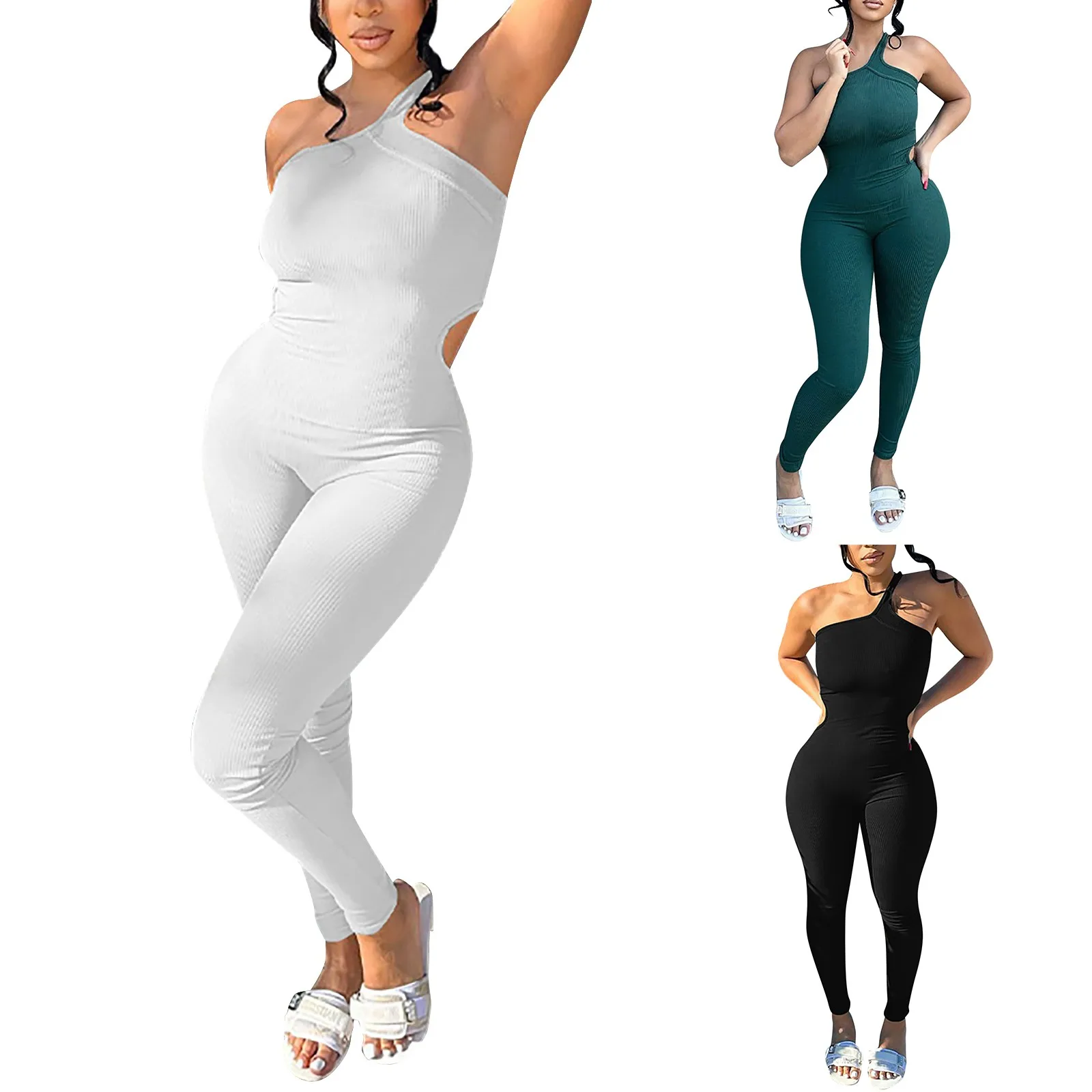 

Европейская и американская Женская одежда и зимние облегающие пикантные комбинезоны с резьбой и подтягиванием ягодиц и комбинезоны для же...