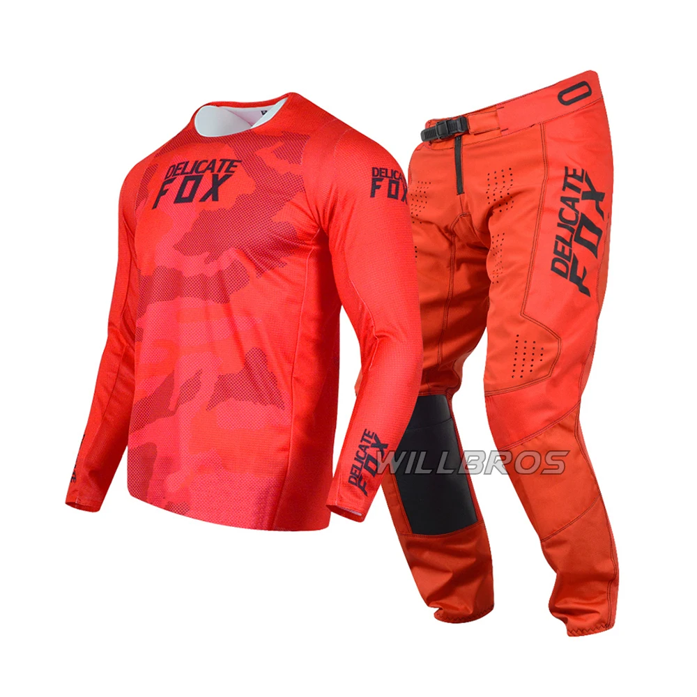 Delicate Fox 180 Oktiv Trev Jersey Pants Motocross Gear Set MX Combo Cycling Off road Outfit Moto Cross BMX Dirt Bike Suit Men | Автомобили